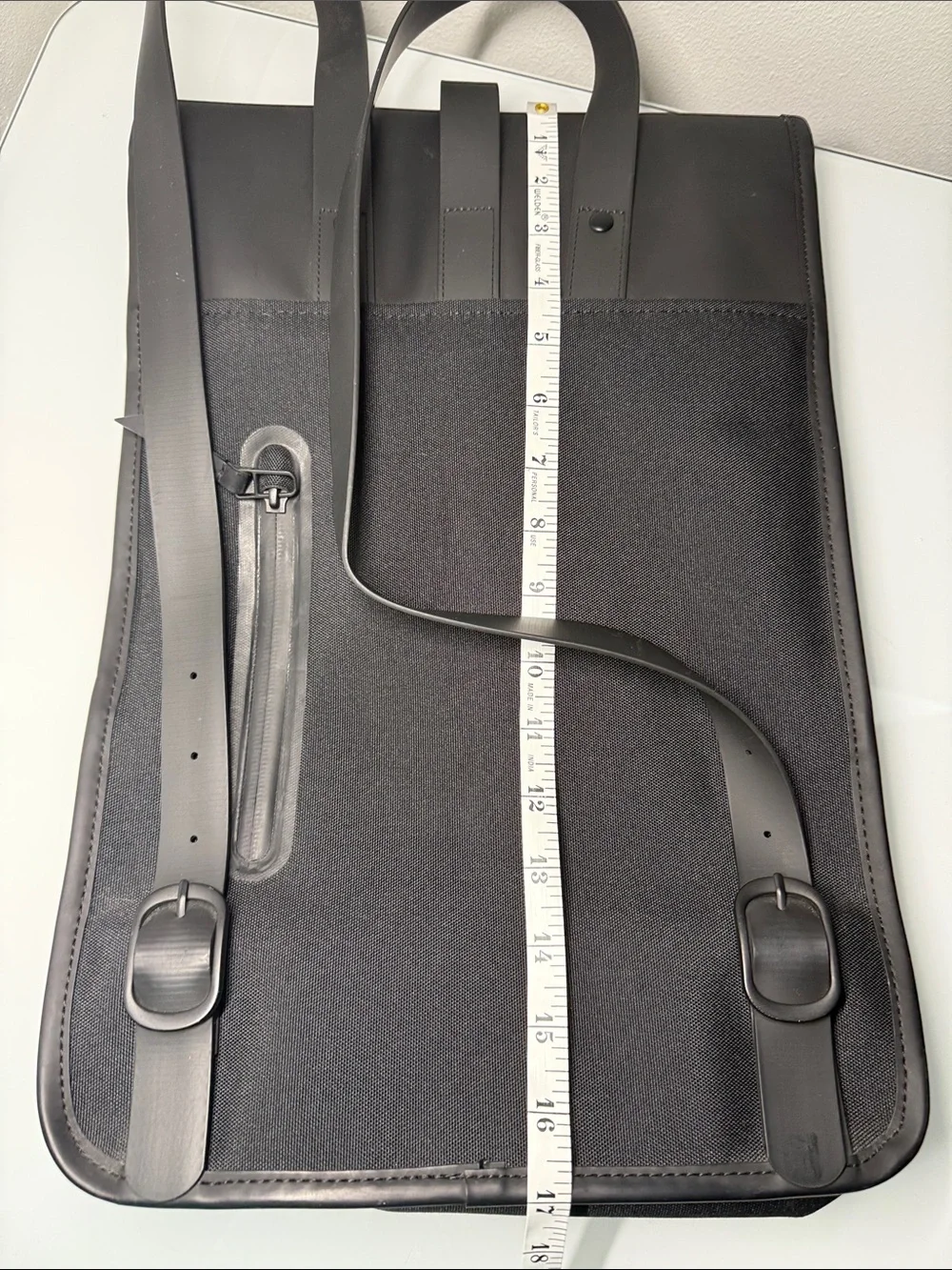 Rains Black Waterproof Backpack